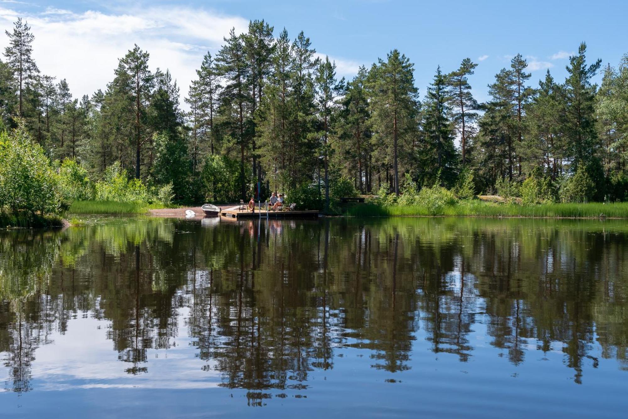 Pinetree Cottages Cozy Log Cabin Kalanti Exteriér fotografie